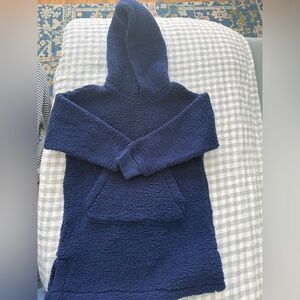 NWOT L.L. Bean Kids' Blue Sherpa Pajama dress or winter coverup